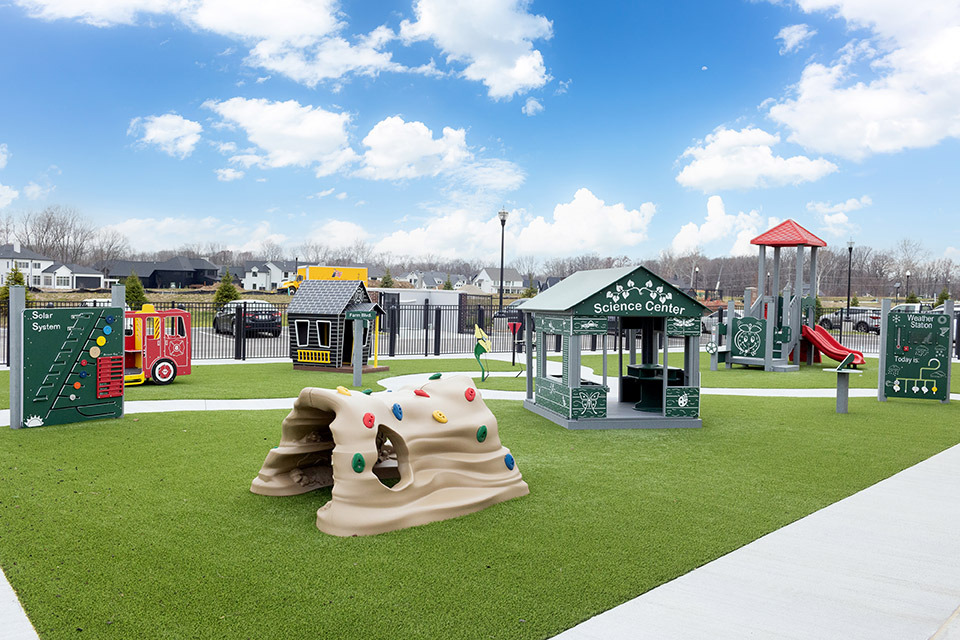 Outdoor Learning and Play at Kiddie Academy of Holiday Farms